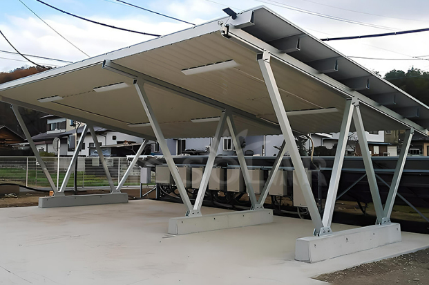 Carbon Steel Carport Mounting System for Solar PV Parking Structures - SIC SOLAR