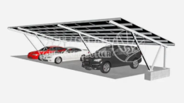 Single V-column Solar Carport Mounting System – Strong, Space-Efficient & Architecturally Elegant