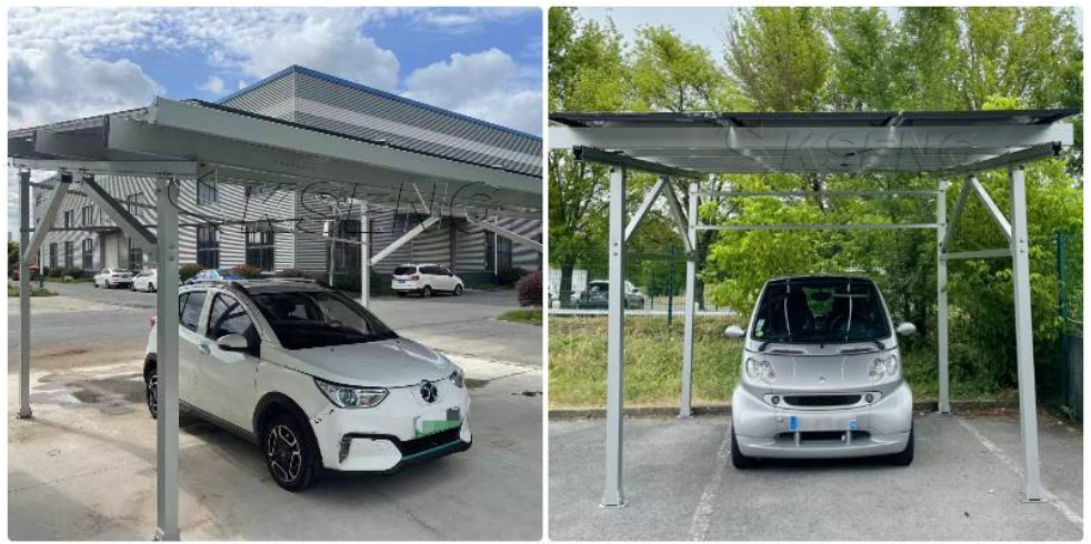 Newest Products Aluminum Solar Carport Structure With Anti-Corrosion Treatment