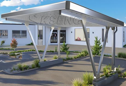 Newest Products Aluminum Solar Carport Structure With Anti-Corrosion Treatment