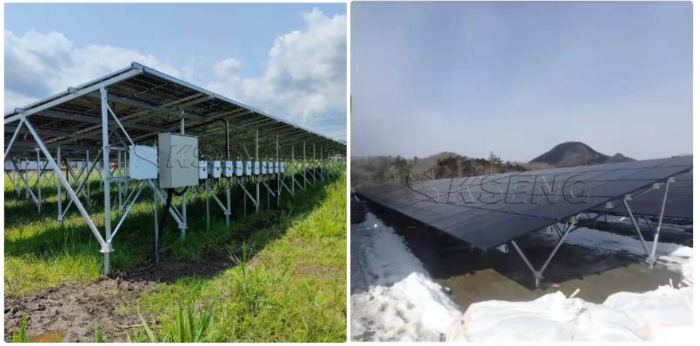 Lightweight Durable Aluminum Solar Ground Mounting Structure