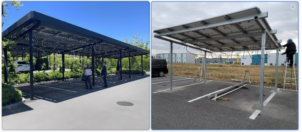 Solar Aluminum Waterproof Carport Bracket System
