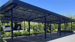 Tailored Waterproof Black Aluminum Solar Carport Solutions