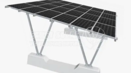 Double V-column Solar Carport Mounting System