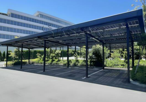 Tailored Waterproof Black Aluminum Solar Carport Solutions