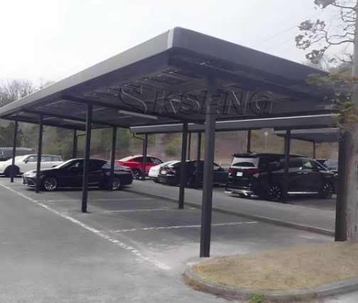 Tailored Waterproof Black Aluminum Solar Carport Solutions