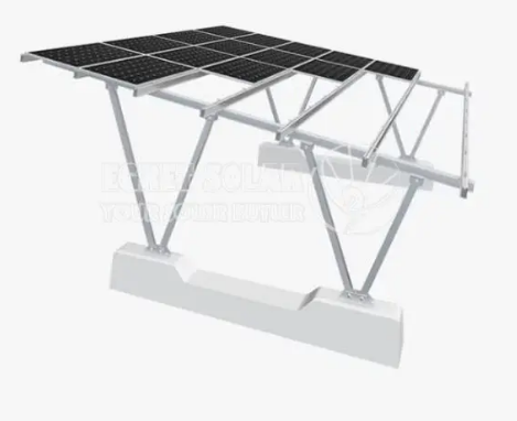 Double V-column Solar Carport Mounting System