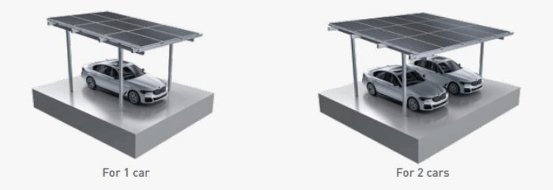 High-Strength Aluminum Solar Carport Mounting System