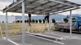 High-Strength Aluminum Solar Carport Mounting System