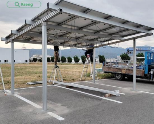 High-Strength Aluminum Solar Carport Mounting System