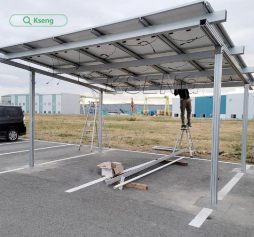 High-Strength Aluminum Solar Carport Mounting System