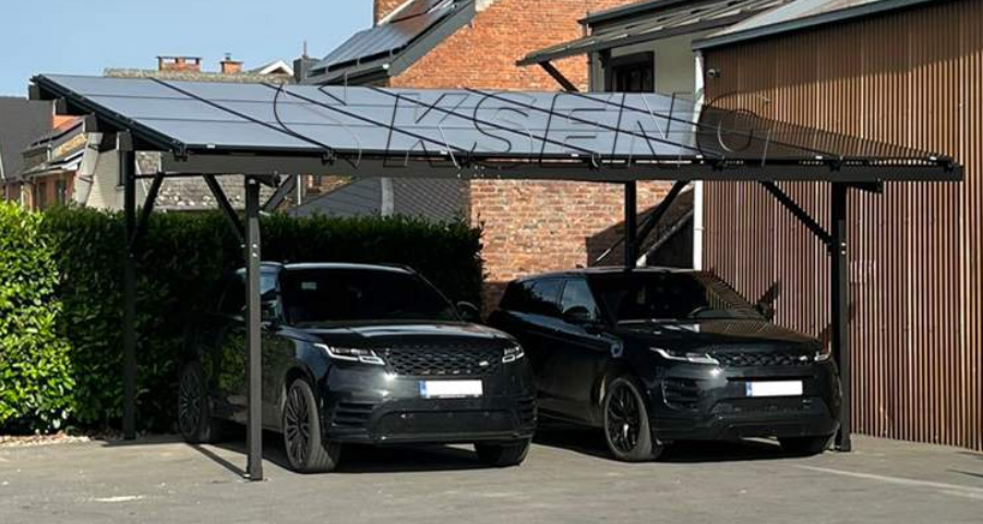 Eco-Friendly Black Aluminum Solar Carport Mounting System