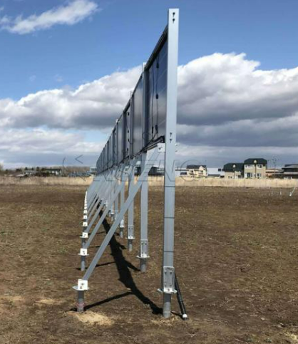 Vertical Structures Solar Farm Racking System for Solar Panels