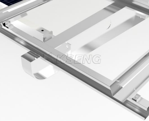 T-Shape Sustainable Modern Design Carbon Steel Solar Carport
