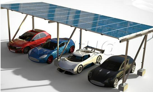 Waterproof Aluminum Brackets for Solar Carports – N-Type Racking System