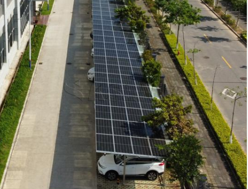 Waterproof Commercial Aluminum Solar Carport