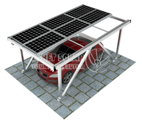 Waterproofing Carport Solar Mounting System with Aluminum Structure
