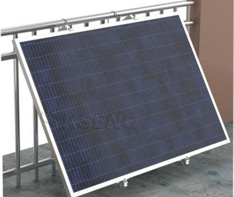 Soporte de pared para balcón solar, sistema de montaje de paneles solares para el hogar