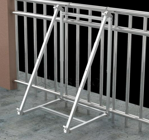 Soporte de pared para balcón solar, sistema de montaje de paneles solares para el hogar