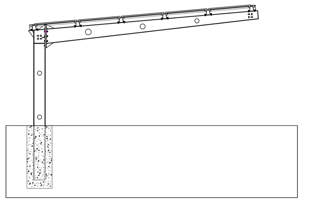 Customizable Aluminum Alloy Solar Carport Mounting