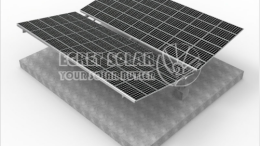 Carbon Steel Solar Carport Mounting System for Metal and Flat Roofs