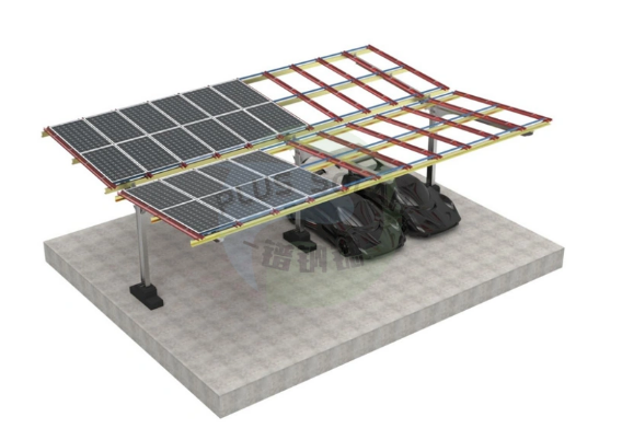 Sistemas de montaje de cocheras solares de acero
