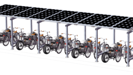 BS-01 BIPV AL Waterproof Bicycle Mounting System