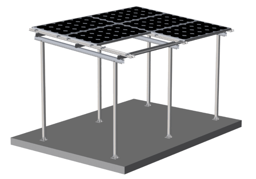 BS-03 Waterproof Shopping Cart Shed Mounting | Weatherproof Supermarket Trolley Shelter