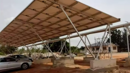 SFS-CP-05 Solar Carport Mounting Structure | Durable Aluminum PV Mount with “N” Type Design