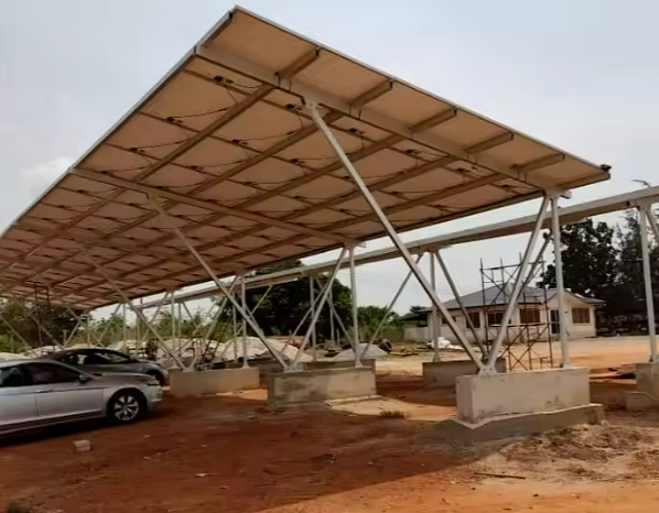 SFS-CP-05 Solar Carport Mounting Structure | Durable Aluminum PV Mount with “N” Type Design