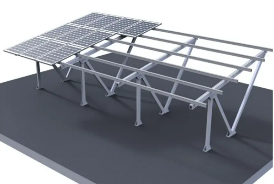 SFS-CP-05 Solar Carport Mounting Structure | Durable Aluminum PV Mount with “N” Type Design