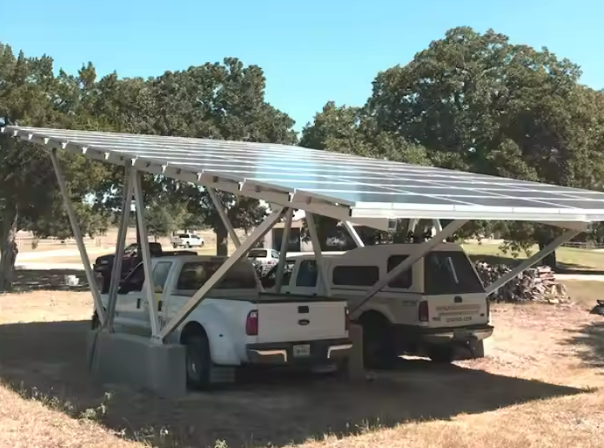 SFS-CP-03 Solar Carport Mounting System | Waterproof Aluminum PV Structure for Versatile Parking Applications