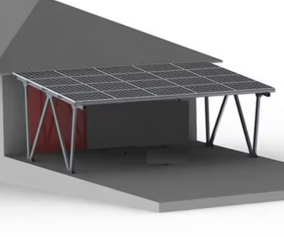 SFS-CP-03 Solar Car Park Mounting Structure | Triangular Support Design & High-Strength Materials