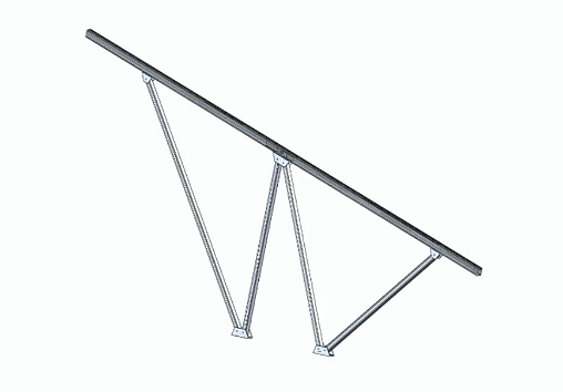 SFS-CP-03 Solar Car Park Mounting Structure | Triangular Support Design & High-Strength Materials