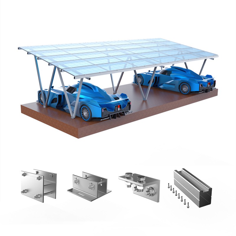 Carport With Solar Roof Model Carport With Solar Roof Model