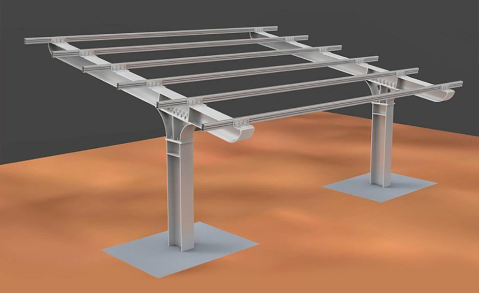 Steel Solar Carport Mounting